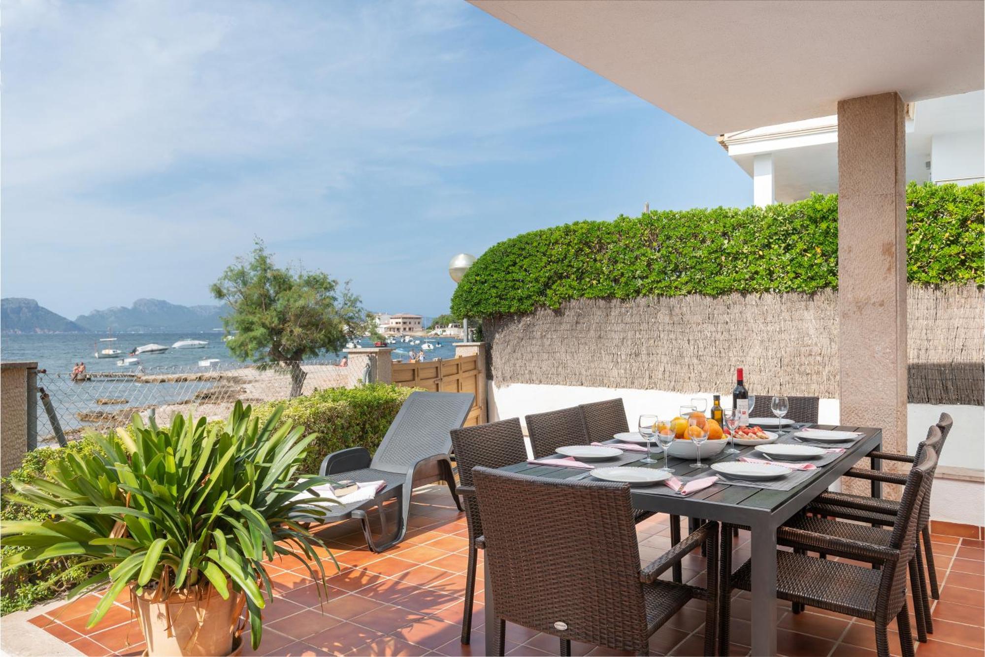 Ses Ones With Sea Views Villa อัลกูเดีย ภายนอก รูปภาพ
