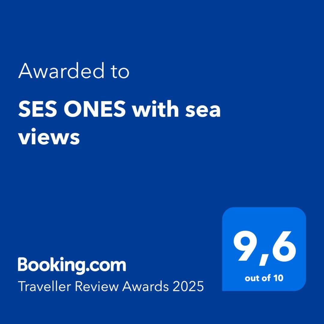Ses Ones With Sea Views Villa อัลกูเดีย ภายนอก รูปภาพ